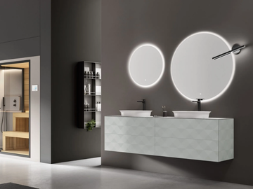 ECLIPSE ECL02 - Suspended bathroom cabinet with drawers by Gruppo Geromin - view 2